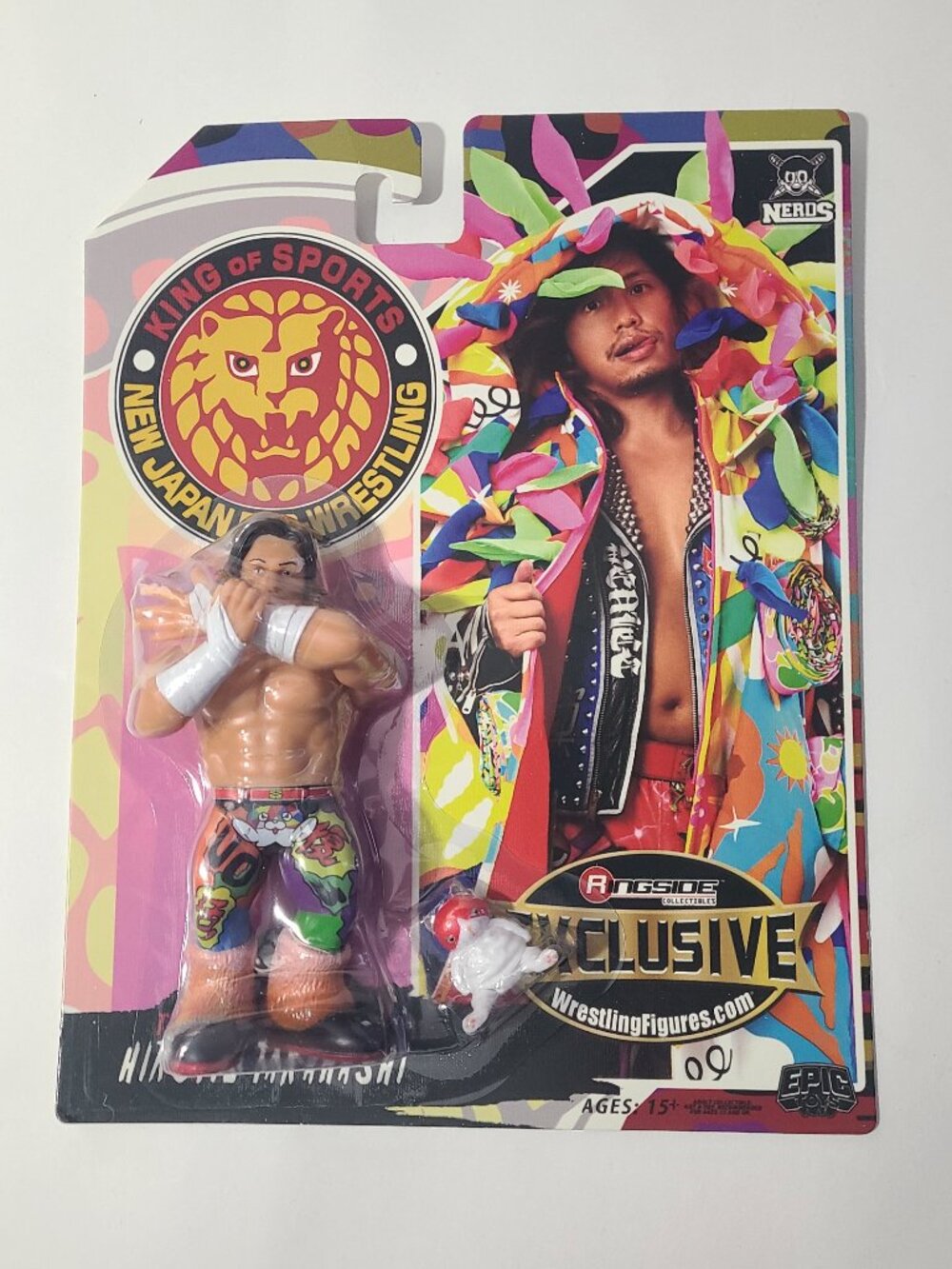 Hiromu Takahashi (Red Cat) - New Japan Retro Wrestling Figure New/Sealed